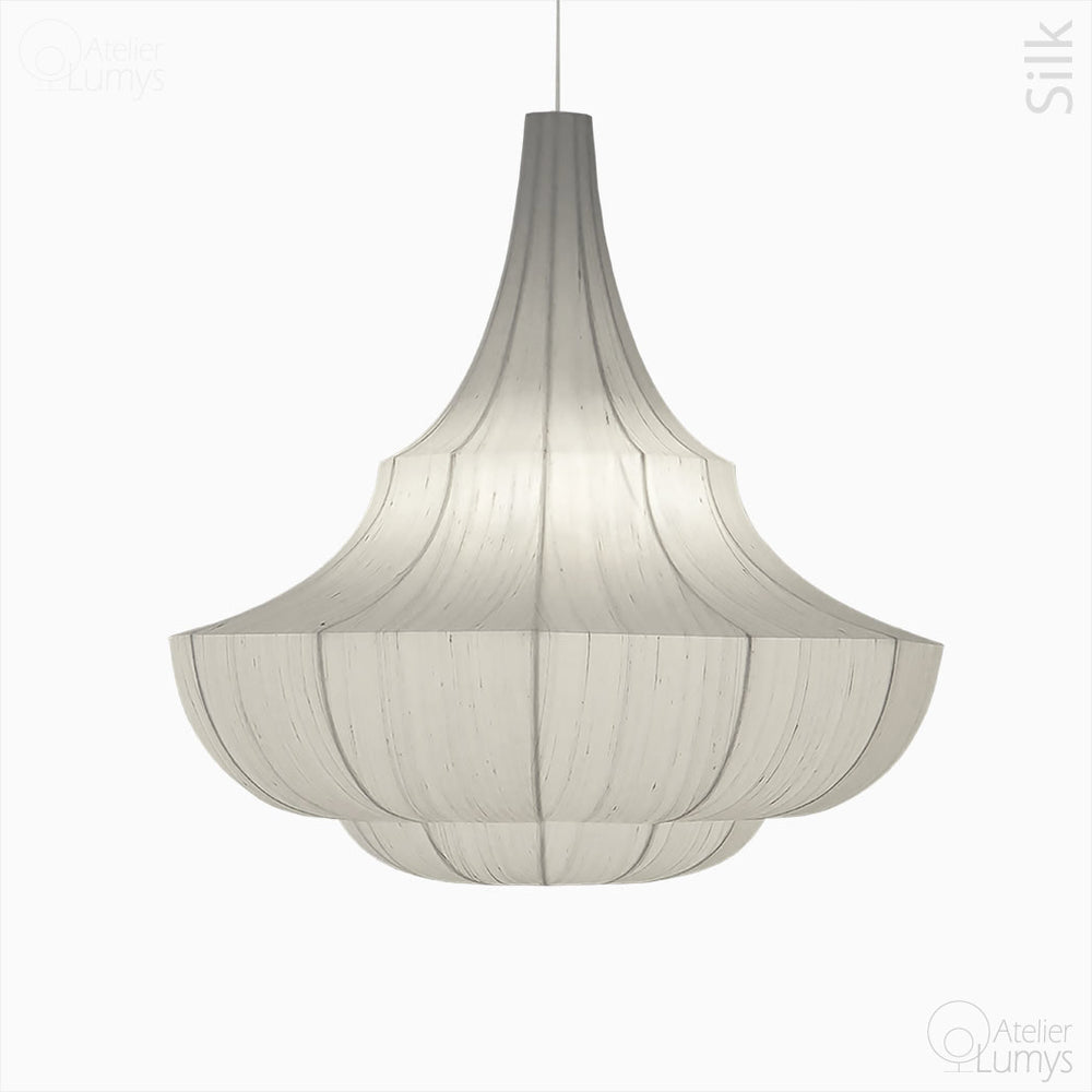 Silk Chandelier Hanging Lamp - Atelier Lumys