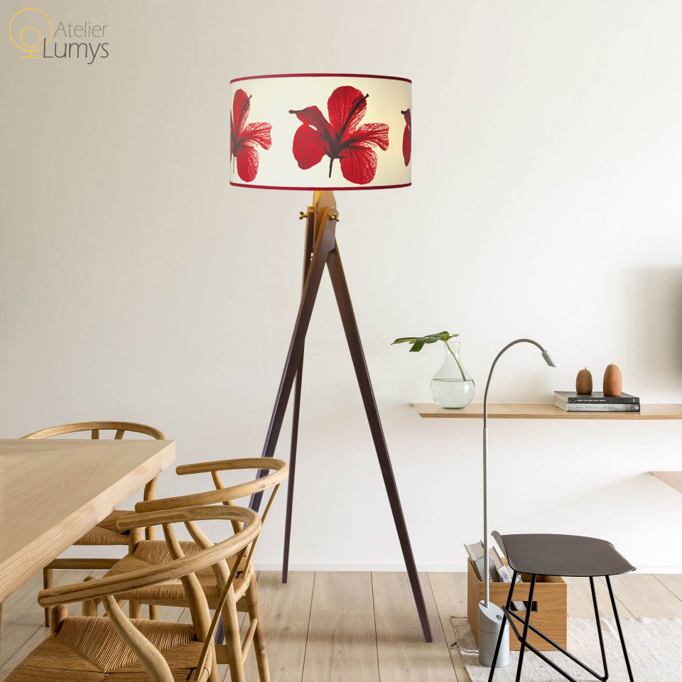Hibiscus Tripod Floor Lamp - Atelier Lumys